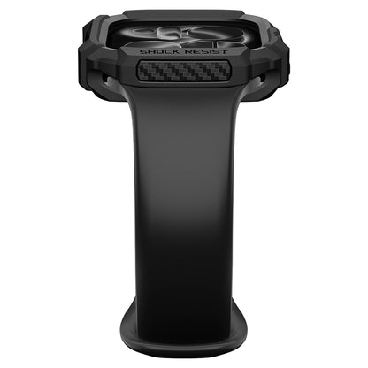 Spigen Rugged Armor-fodral för Apple Watch Series 12 46mm, Matt svart ACS11886