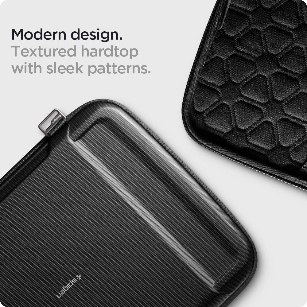 Spigen Rugged Armor-fodral för bärbar dator 13 tum - 14 tum, svart AFA04270