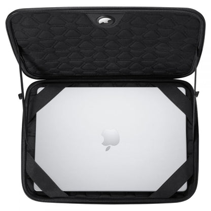 Spigen Rugged Armor-fodral för bärbar dator 13 tum - 14 tum, svart AFA04270