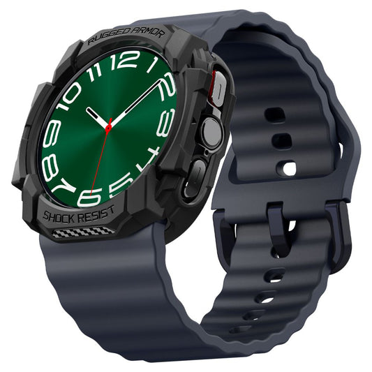 Spigen Rugged Armor skal för Samsung Galaxy Watch Ultra, Svart