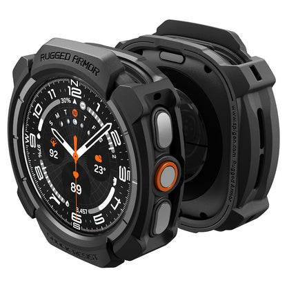 Spigen Rugged Armor-fodral för Samsung Galaxy Watch Ultra2, Matt svart ACS11611
