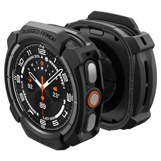 Spigen Rugged Armor-fodral för Samsung Galaxy Watch Ultra2, Matt svart ACS11611