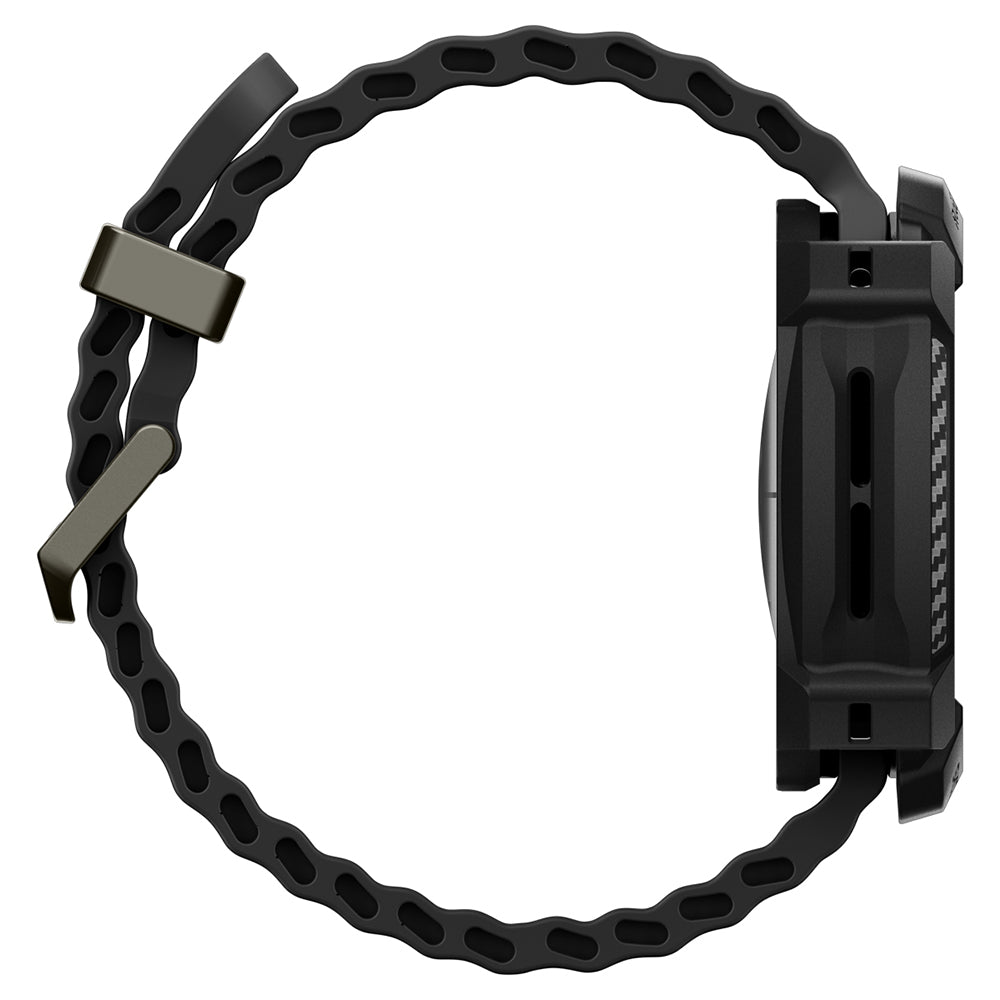 Spigen Rugged Armor-fodral för Samsung Galaxy Watch Ultra2, Matt svart ACS11611