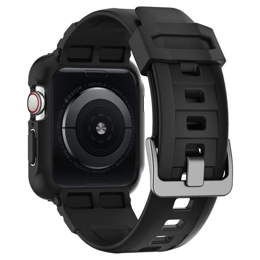 Spigen Rugged Armor Pro-fodral för Apple Watch 44mm Series, Svart 062CS25324