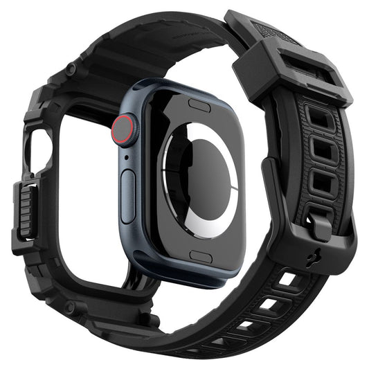 Spigen Rugged Armor Pro skal för Apple Watch Series 10 42mm, Mattsvart ACS08591