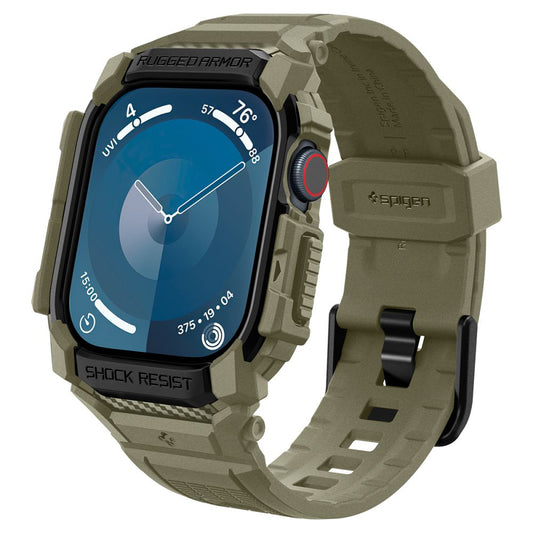 Spigen Rugged Armor Pro skal för Apple Watch Series 10 46mm, Kaki ACS08608