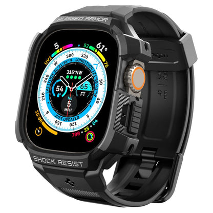 Spigen Rugged Armor Pro skal för Apple Watch Ultra Series, Svart