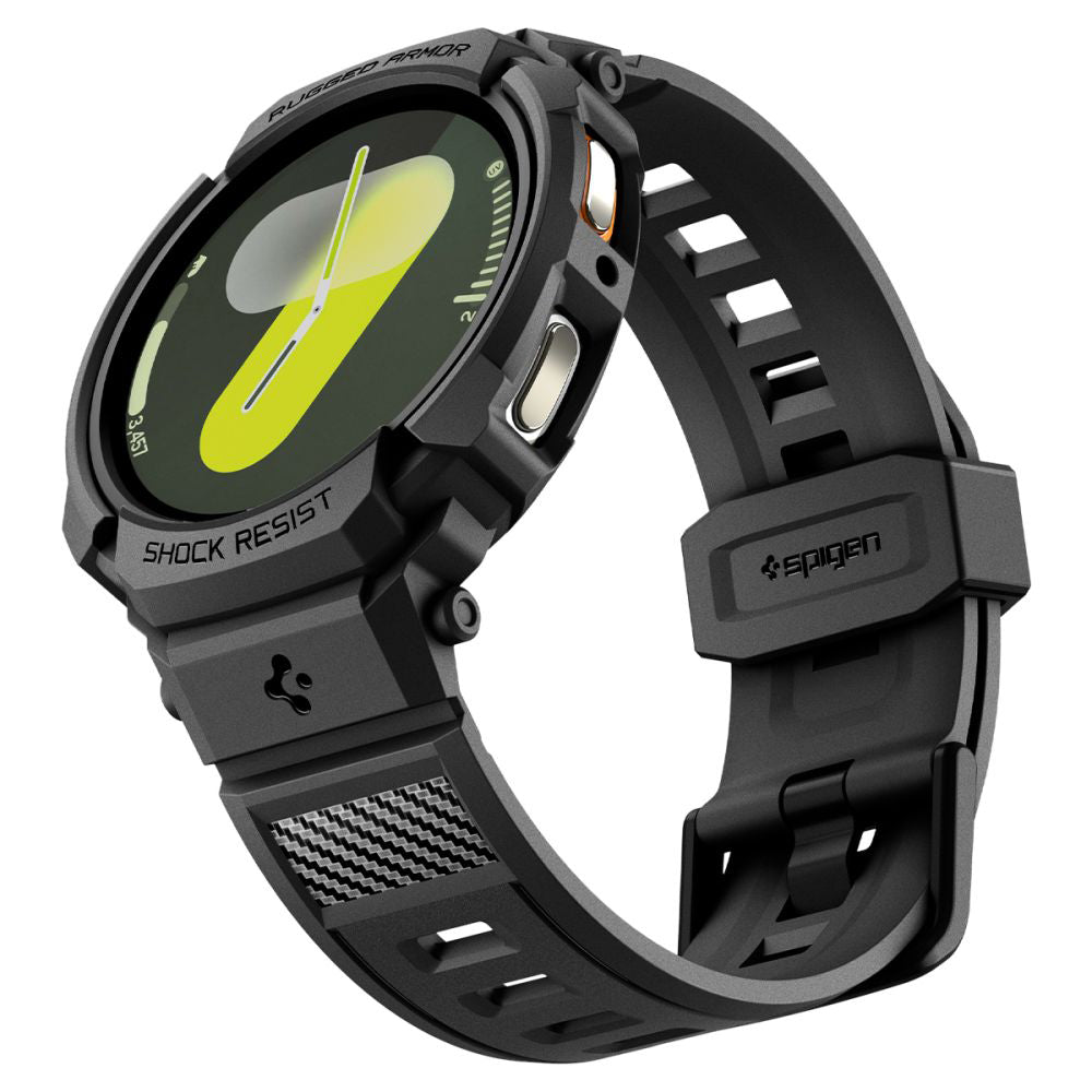 Spigen Rugged Armor Pro skal för Samsung Galaxy Watch8 40mm, Mattsvart ACS10005