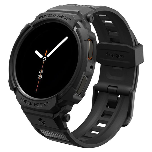 Spigen Rugged Armor Pro skal för Samsung Galaxy Watch8 44mm, Svart ACS10007
