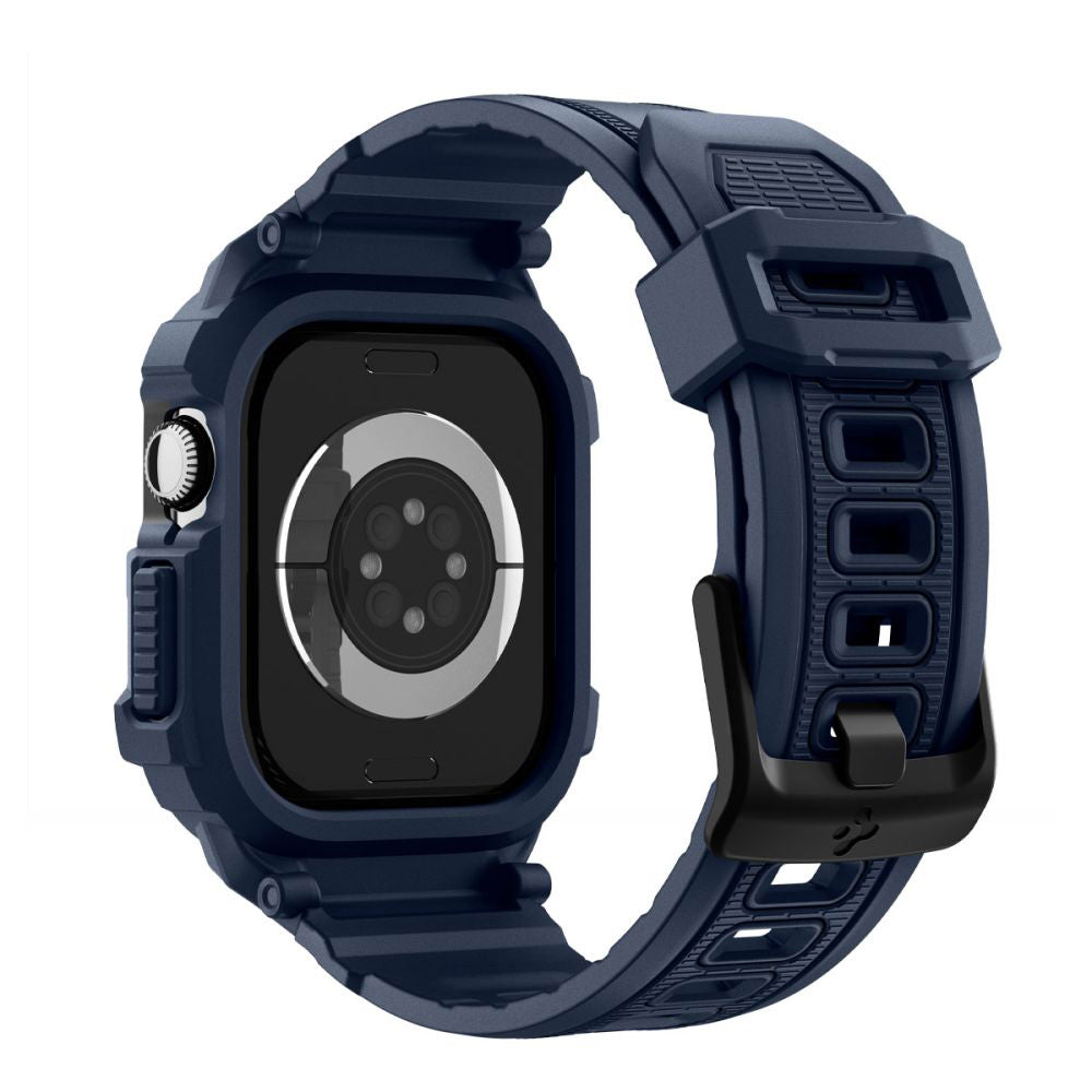 Spigen Rugged Armor Pro V2 skal för Apple Watch Series 10 / 11 42mm, Marinblå ACS10495