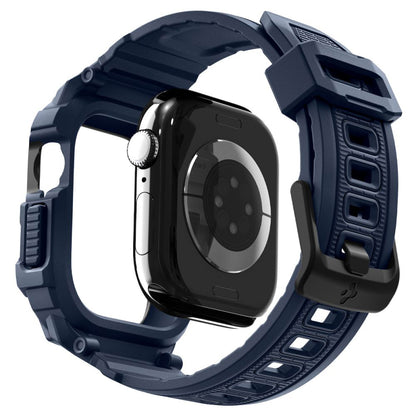 Spigen Rugged Armor Pro V2 skal för Apple Watch Series 10 / 11 42mm, Marinblå ACS10495
