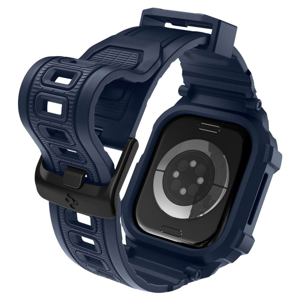 Spigen Rugged Armor Pro V2 skal för Apple Watch Series 10 / 11 42mm, Marinblå ACS10495