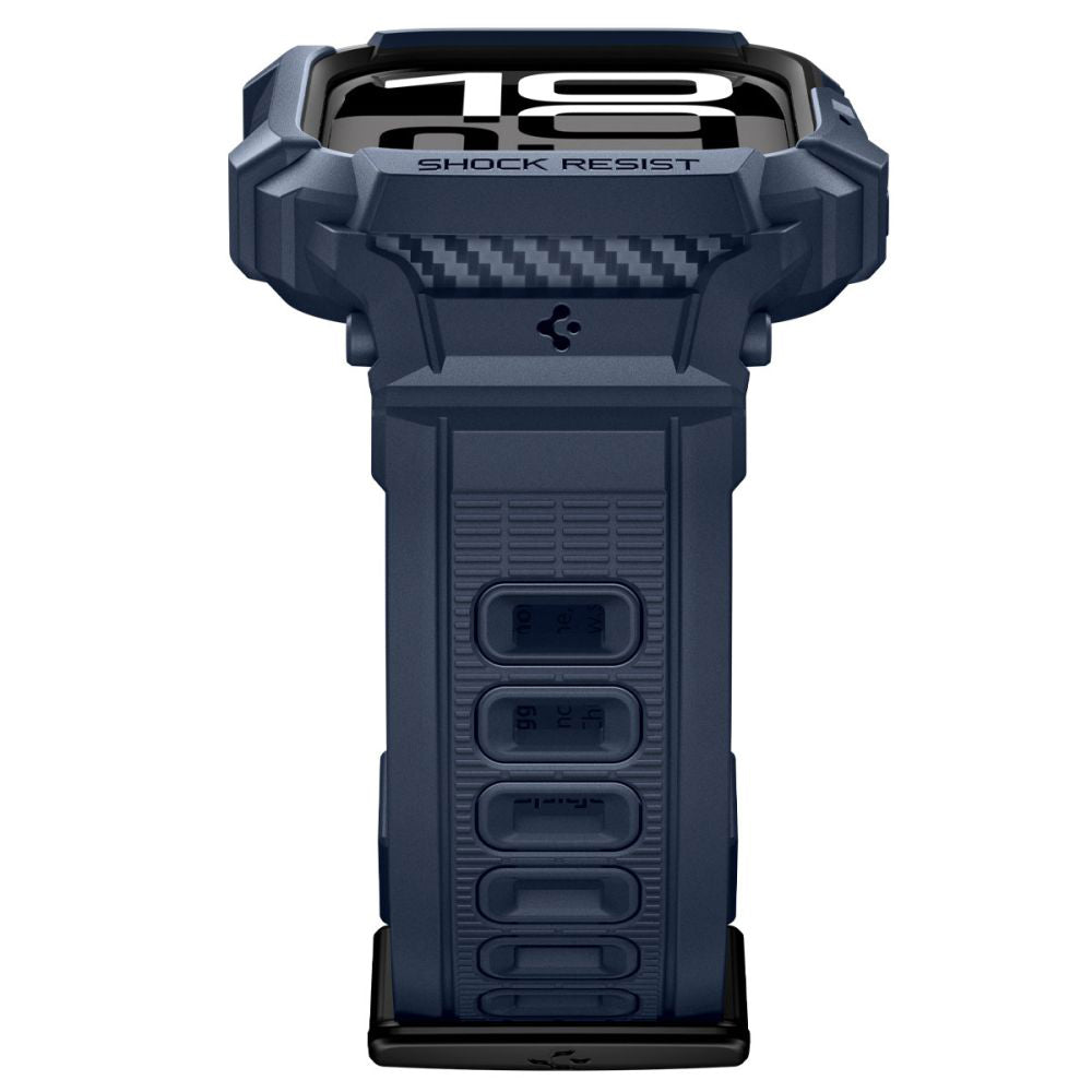Spigen Rugged Armor Pro V2 skal för Apple Watch Series 10 / 11 42mm, Marinblå ACS10495