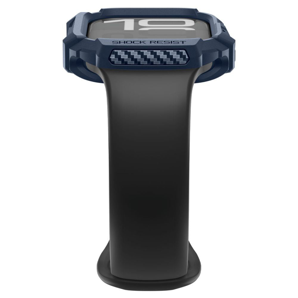 Spigen Rugged Armor V2 skal för Apple Watch Series 10 / 11 42mm, Marinblå
