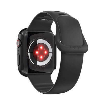 Spigen Thin Fit 360-fodral för Apple Watch Series 44mm, Svart ACS11592