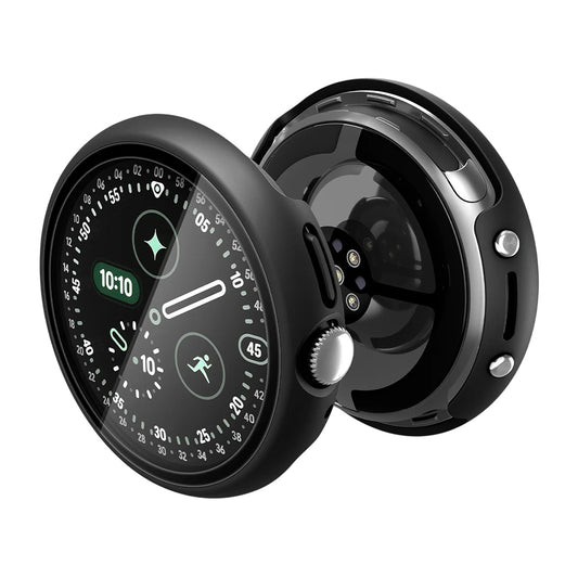 Spigen Thin Fit 360-fodral för Google Pixel Watch 45mm-serien, svart ACS11746