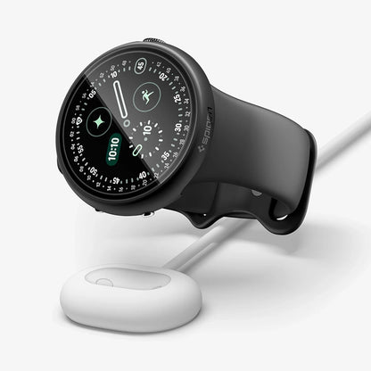 Spigen Thin Fit 360-fodral för Google Pixel Watch 45mm-serien, svart ACS11746