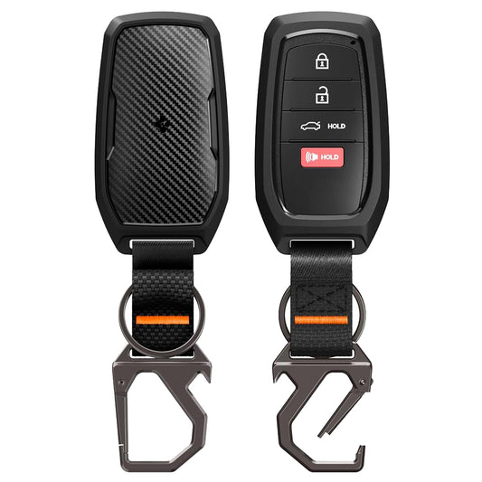 Spigen TK100 bilnyckelfodral för Toyota Smart, svart ACS11366