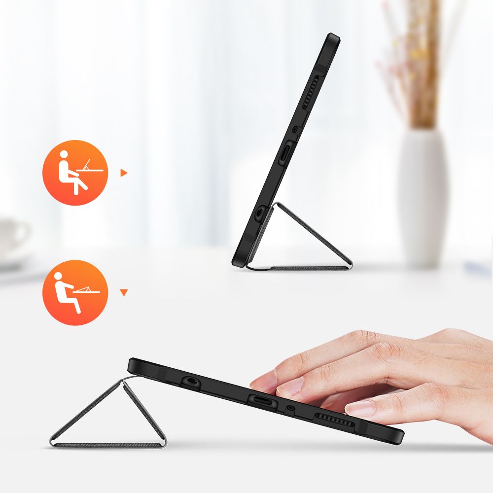 Fodral till Samsung Galaxy Tab A7 Lite, DUX DUCIS, Domo, Svart