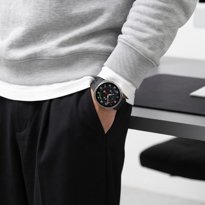 Tech-Protect Defense-fodral för Samsung Galaxy Watch 9 / Watch8 44mm, Set om 2 stycken, Svart / Transparent