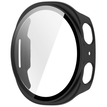 Tech-Protect Defense-fodral för Samsung Galaxy Watch 9 / Watch8 44mm, Set om 2 stycken, Svart / Transparent