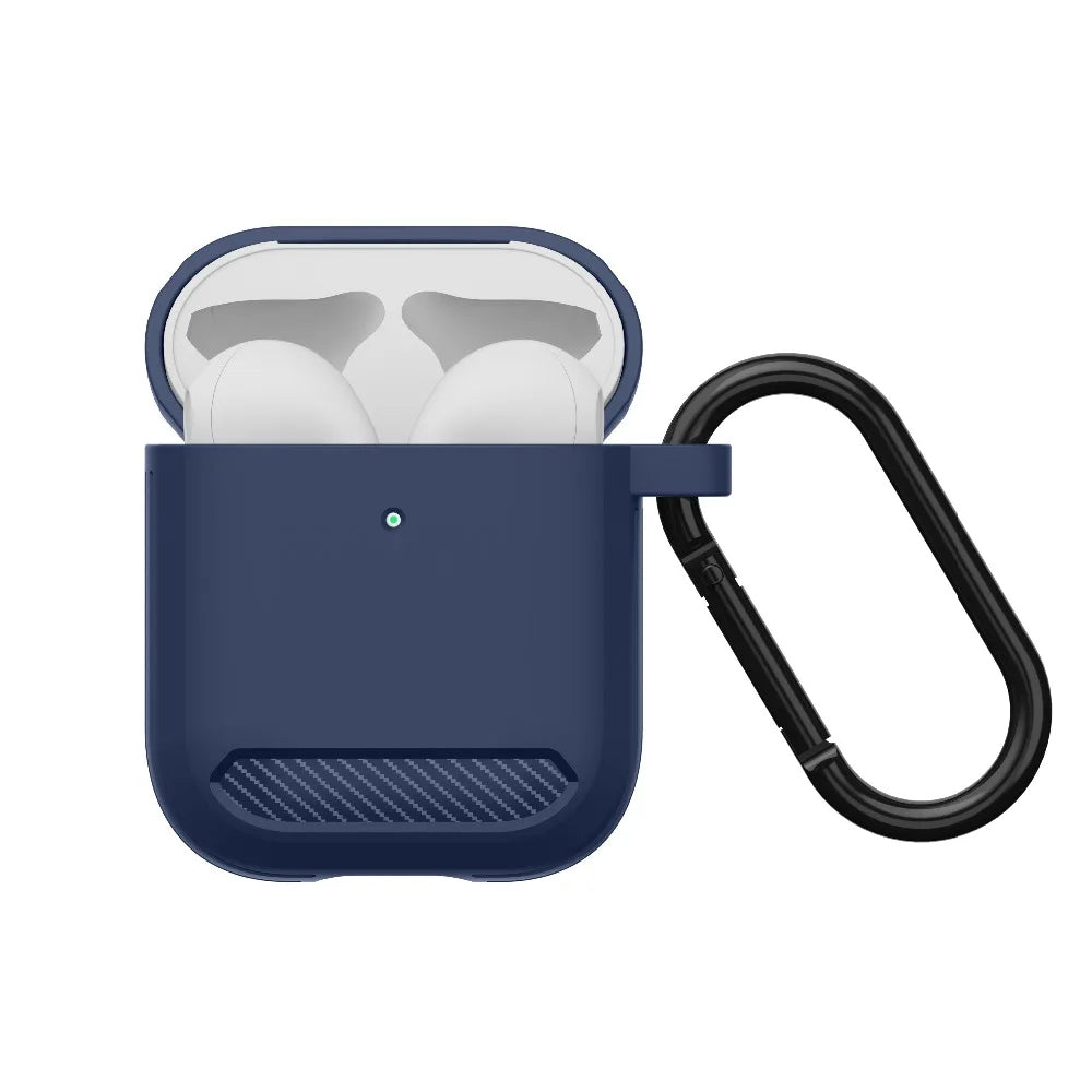 Techsuit Carbon-fodral för Apple AirPods Gen 2 / Gen 1, Grön