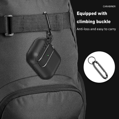 Techsuit CarbonFiber-fodral för Apple AirPods Gen 2 / Gen 1, Svart