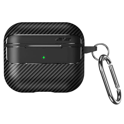Techsuit CarbonFiber fodral för Apple AirPods Pro 3, Svart