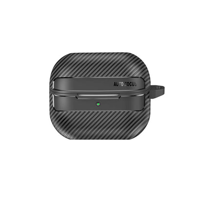 Techsuit CarbonFiber-fodral för Samsung Galaxy Buds3 FE / Buds3 Pro / Buds3, Svart