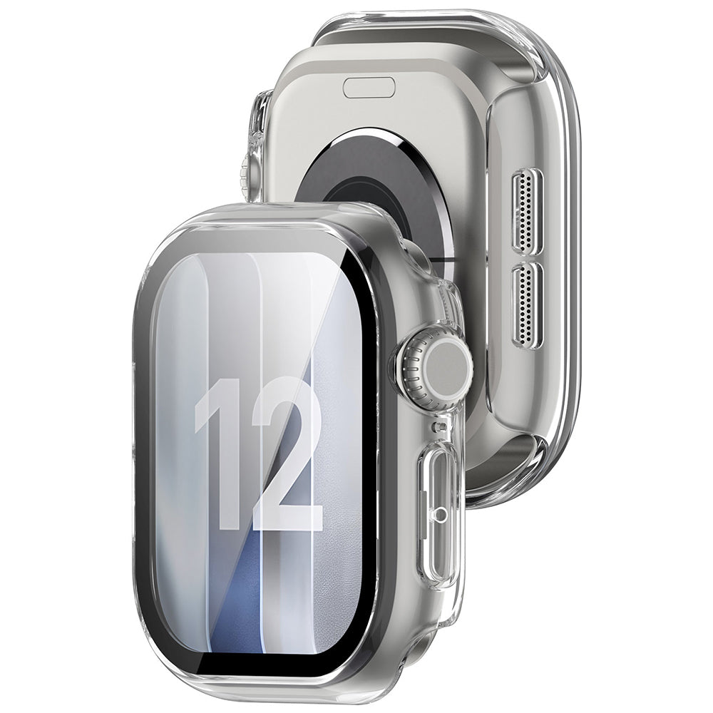 Techsuit Defense360 Pro-fodral för Apple Watch 12 46mm, Transparent