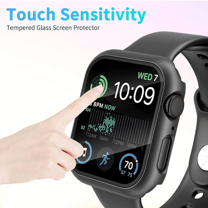Techsuit Defense360 Pro-fodral för Apple Watch 44mm Series, Svart