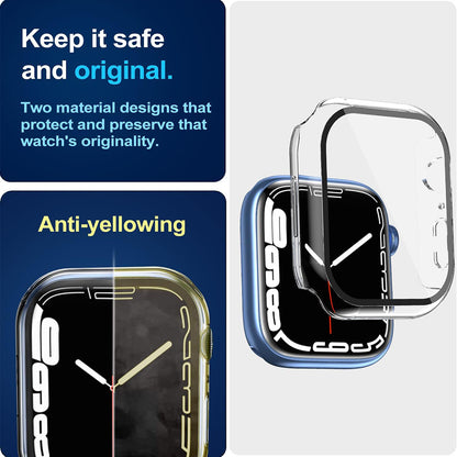Techsuit Defense360 Pro Case for Apple Watch 7 41mm Series, Transparent