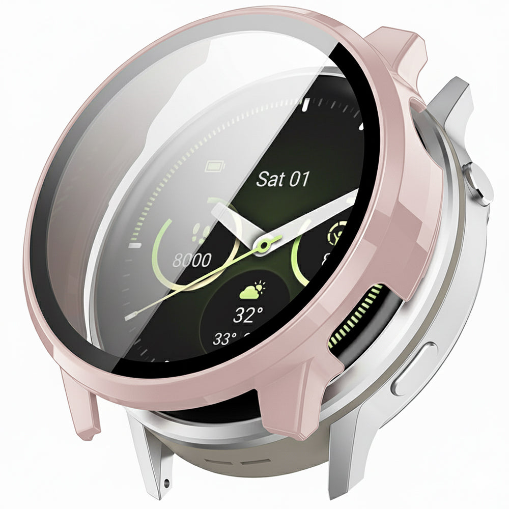 Techsuit Defense360 Pro skal för Garmin Venu 4 45mm, Rosa