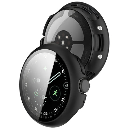 Techsuit Defense360 Pro Case for Google Pixel Watch 4 45mm, Black