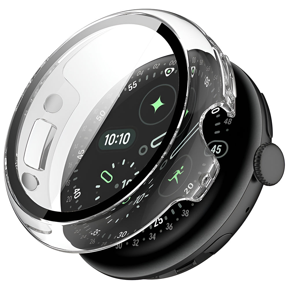 Techsuit Defense360 Pro Case for Google Pixel Watch 4 45mm, Transparent