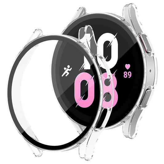 Techsuit Defense360 Pro-fodral för Samsung Galaxy Watch5 / Watch4 40mm-serien, Transparent