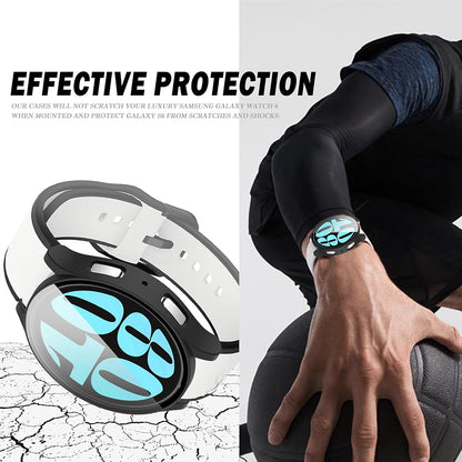 Techsuit Defense360 Pro-fodral för Samsung Galaxy Watch6 44mm, Transparent
