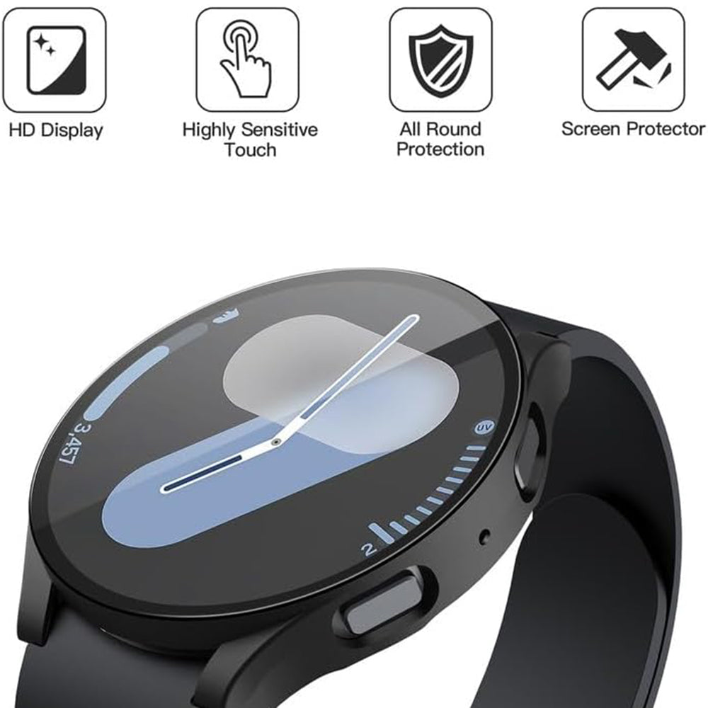 Techsuit Defense360 Pro-fodral för Samsung Galaxy Watch7 40mm, Svart
