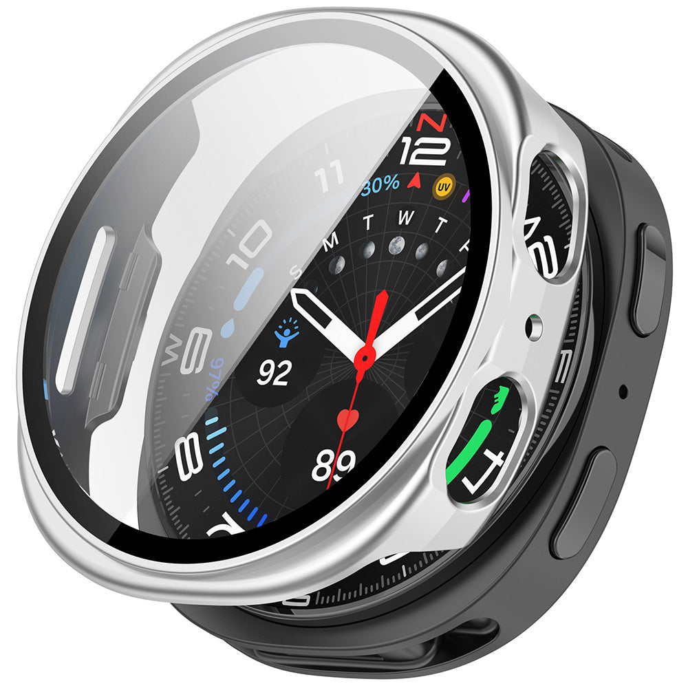 Techsuit Defense360 Pro-fodral för Samsung Galaxy Watch8 40mm, Silver