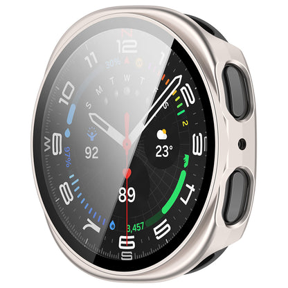 Techsuit Defense360 Pro-fodral för Samsung Galaxy Watch9 / Watch8 40mm, Pärlvit Silver