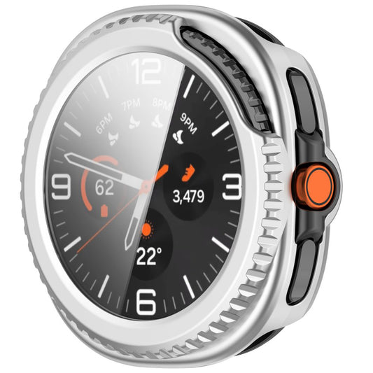 Techsuit Defense360 Pro-fodral för Samsung Galaxy Watch8 Classic, Silver