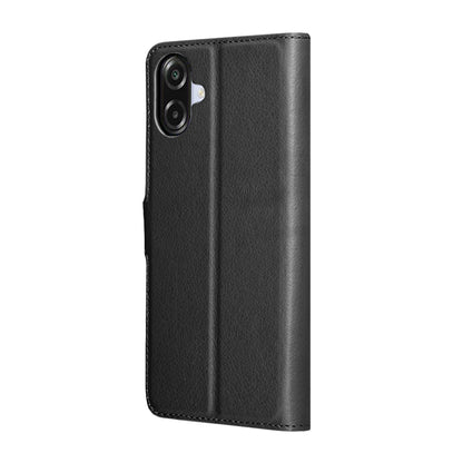 Fodral för Samsung Galaxy A07 4G A075, Techsuit, Leather Folio, Svart
