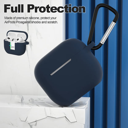 Techsuit silikonfodral för Apple AirPods 3, marinblå