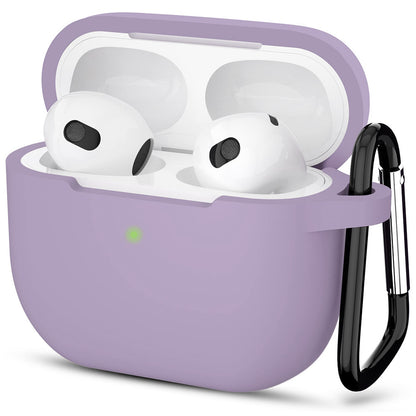 Techsuit silikonfodral för Apple AirPods 3, lila