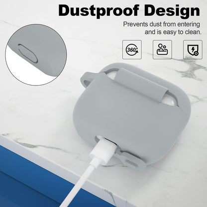 Techsuit silikonfodral för Apple AirPods 3, lila
