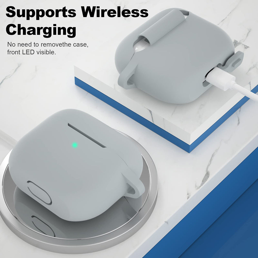 Techsuit silikonfodral för Apple AirPods 3, lila