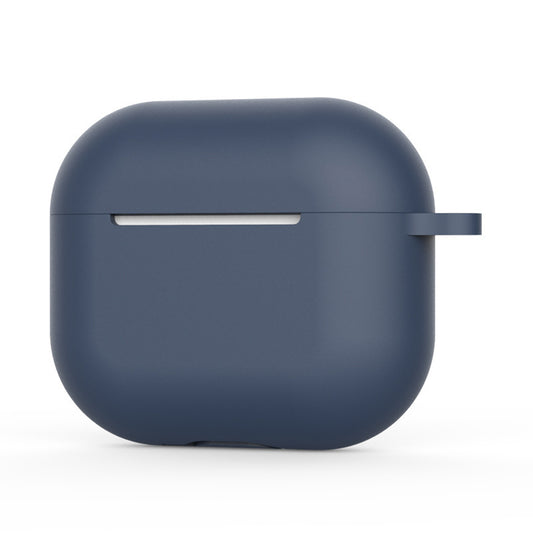 Techsuit silikonfodral för Apple AirPods 4, marinblå