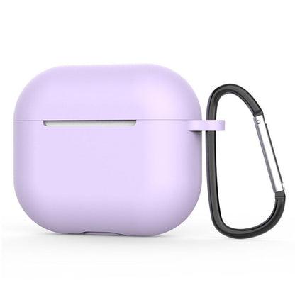 Techsuit silikonfodral för Apple AirPods 4, lila