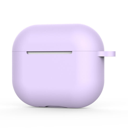 Techsuit silikonfodral för Apple AirPods 4, lila