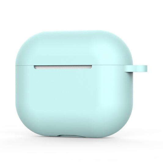Techsuit silikonfodral för Apple AirPods 4, ljus turkos